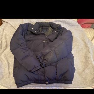 puffy boys coat -size medium (9-12)